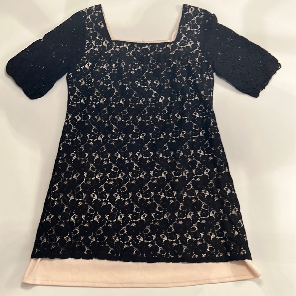 Women’s Black Lace Minty Mini Dress